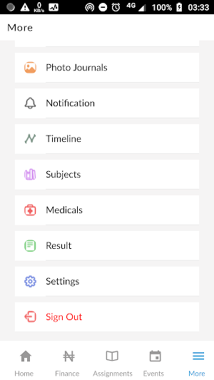 Starville School Parent App Screenshot 2