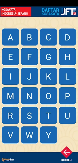 Daftar Kosakata Jepang Screenshot 1