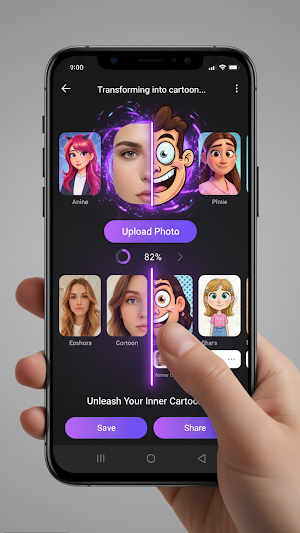 Tony AI: Photo to Cartoon Screenshot 1