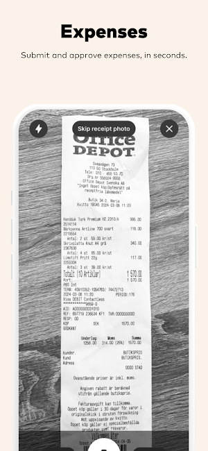 OCS Expense Screenshot 2