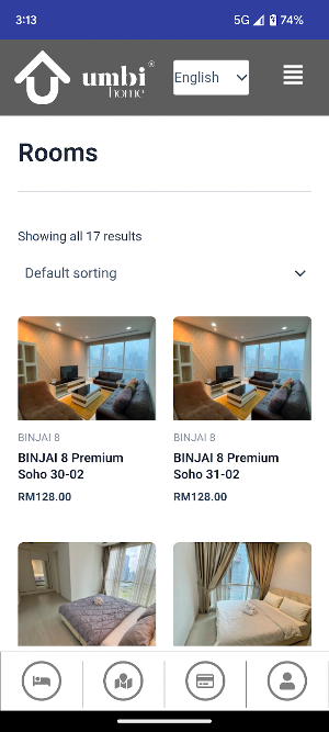 UMBI HOME Screenshot 2