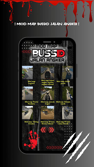 Mod map bussid Jalan angker Screenshot 2