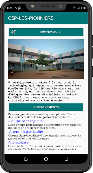 CSP LESPIONNIERS Screenshot 3