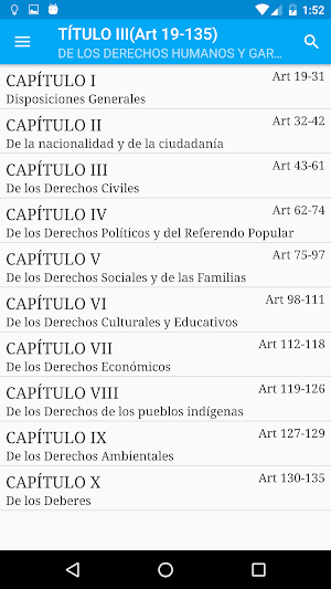 Constitución de Venezuela Screenshot 3