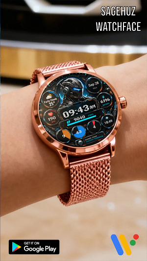 A172 Robot watchface Screenshot 1