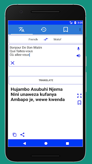 Traduction Francais Wolof Screenshot 1
