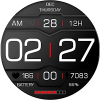 Key120 Digital Watch Face