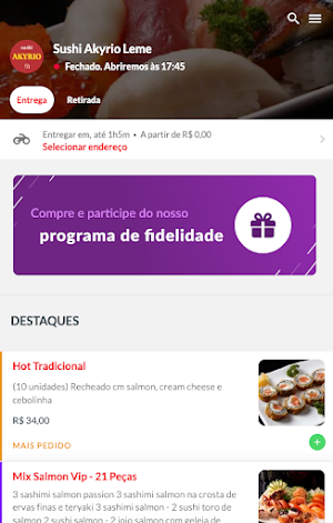 Sushi Akyrio Delivery Screenshot 0
