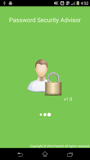 Password Security Advisor Screenshot 0