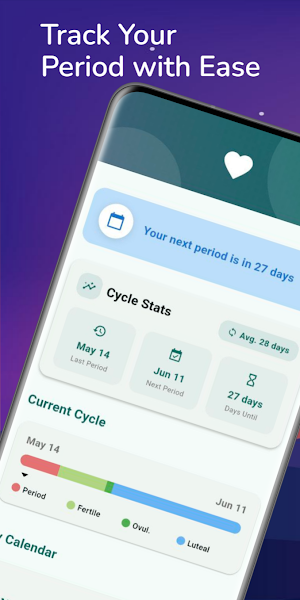 Luna Bele: Period Tracker App Screenshot 0