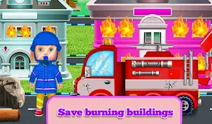 Rescue People From Fire House Fun Fire Fighter Screenshot 1