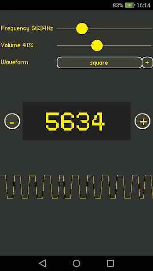 Frequency Sound Generator Screenshot 1