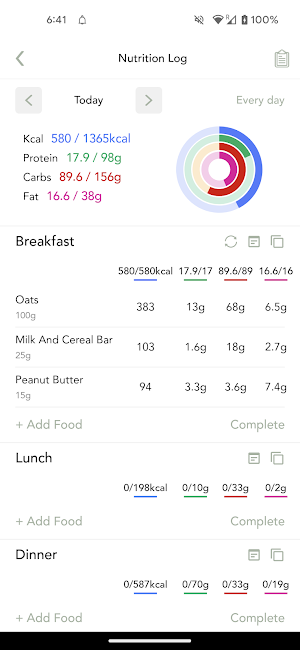 Holly Arnold Nutrition Screenshot 2