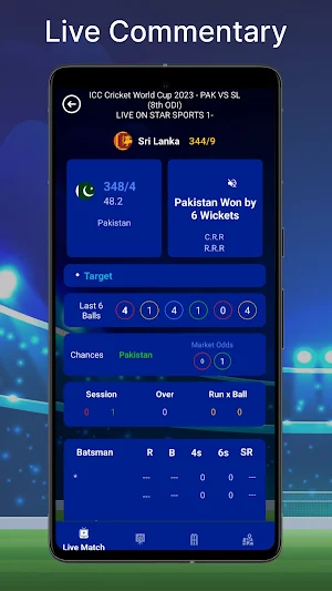 Live Cricket TV WorldCup 2023 Screenshot 3