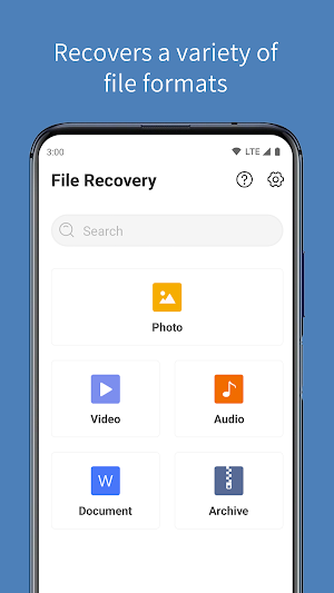 File Recovery - Findback&Store Screenshot 0
