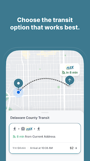 Delaware County Transit Screenshot 1