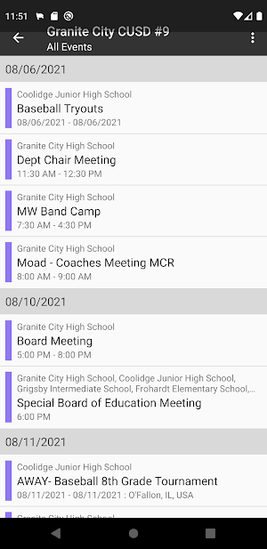 Granite City CUSD #9 Screenshot 3