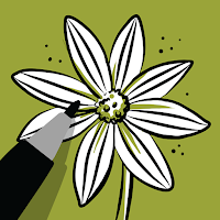 How to draw flowers tutorials