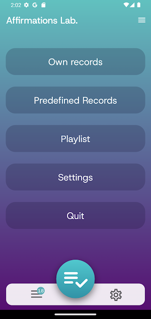 Affirmations Lab. Screenshot 0