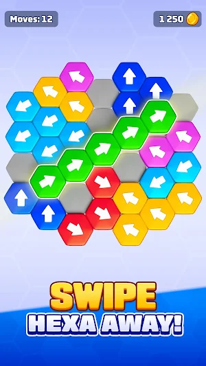 Hexa Swipe Screenshot 0