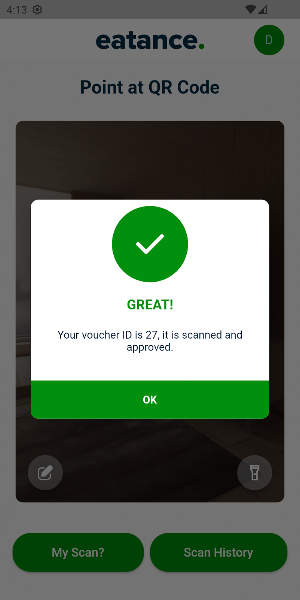 Eatance Scanner Screenshot 3