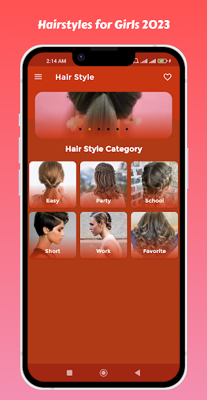 Girls Hairstyles 2023 Screenshot 0