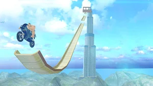 Super Hero Bike Mega Ramp 2 Screenshot 0