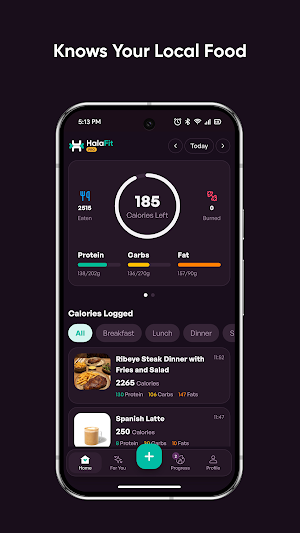 HalaFit – AI Calorie Counter Screenshot 1