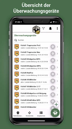 REVIERWELT: Fallenüberwachung Screenshot 2