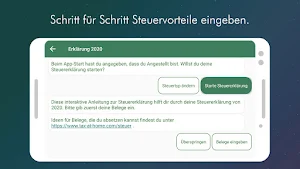 Tax@Home-Steuerapp 🇩🇪 Steuererklärung kostenlos Screenshot 2
