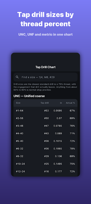 Machinist Calc: CNC Tools Screenshot 2