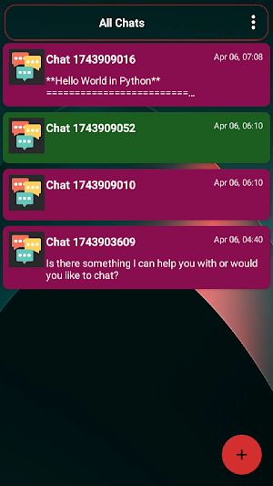 Llama 4 Maverick Chat Client Screenshot 3