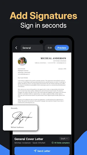 Cover Letter Maker - Get Hired Screenshot 3