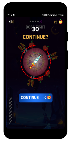 Knife Throw - an exciting knife game Screenshot 2