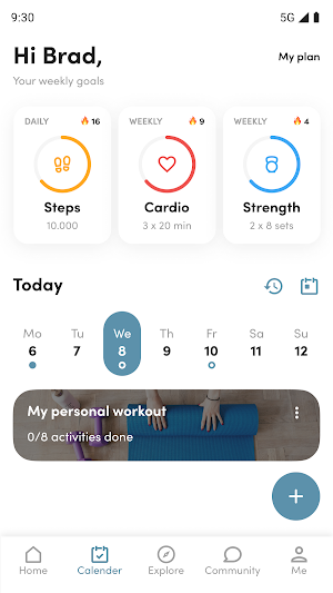 Five Gym Training Screenshot 0