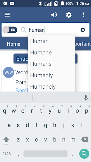 English To Swahili Dictionary Screenshot 1