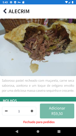 Vó Nair Pastelaria Screenshot 1