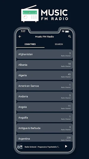 Music Player & Live FM Radio All Country Online FM Screenshot 2