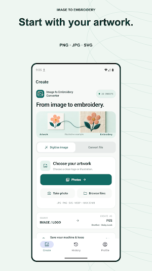 Image to Embroidery Converter Screenshot 2