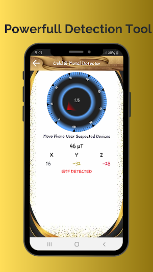 Gold & Metal Detector - EMF Screenshot 2