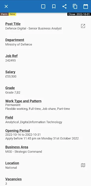 Civil Service Jobs UK Screenshot 1
