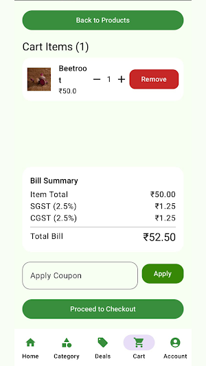VeggieBasket Screenshot 2