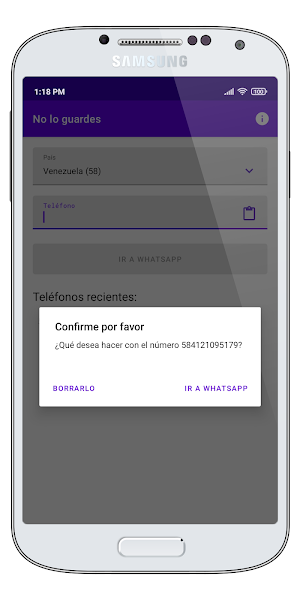 No lo guardes Screenshot 3