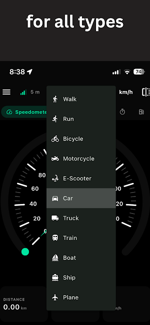 GPS Speed Real-time Screenshot 2