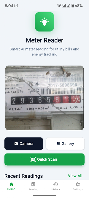 Meter Reader Screenshot 1