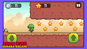 Alien Rush - Sahara Escape Screenshot 0