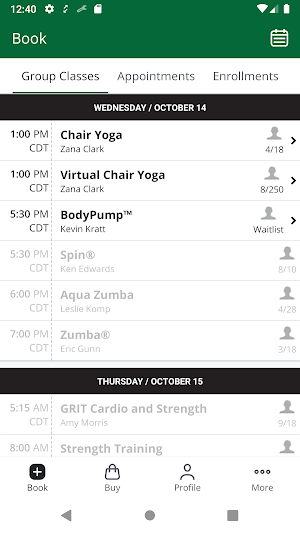 Innovative Health & Fitness. Screenshot 1