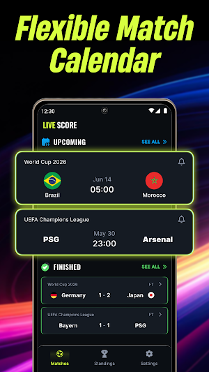 ScoreGo - Live Score Sports Screenshot 1