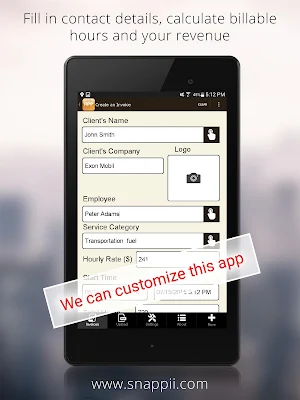 Billable Hours Tracker Screenshot 1