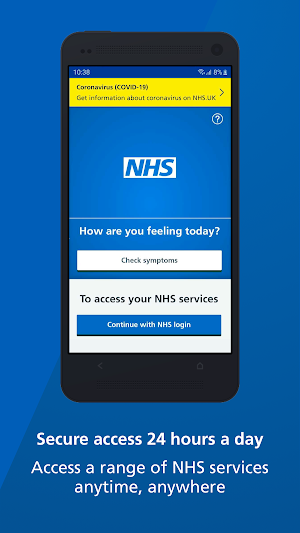 NHS App Screenshot 0